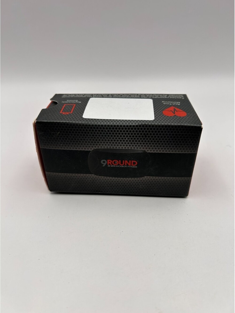 9 Round PULSE Heart Rate Monitor Chest Strap Black Calorie Real-Time Monitoring